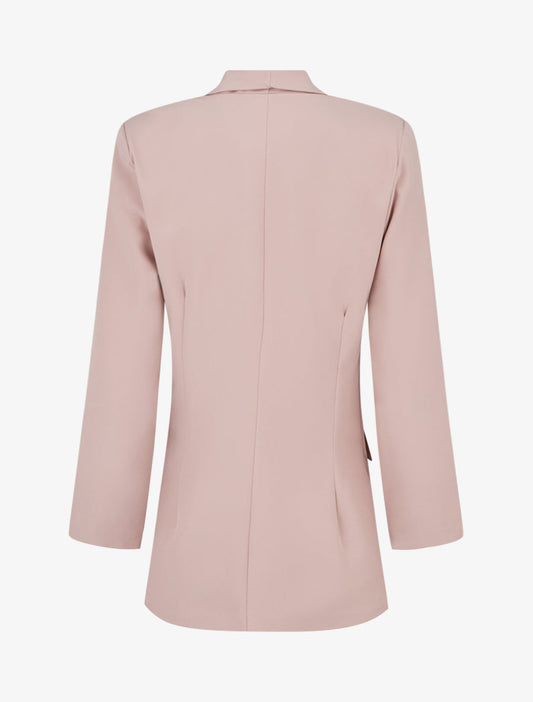 Blazer recto de manga larga