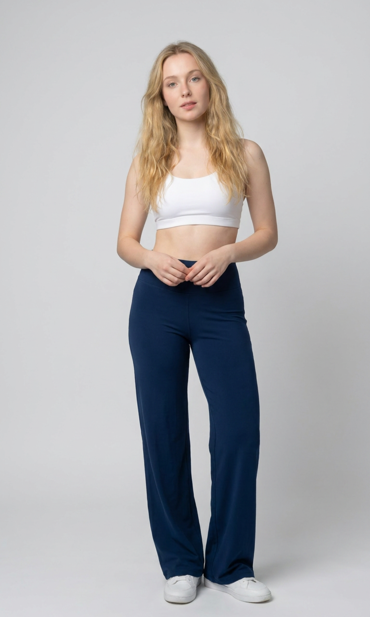 Pantalón Flare Moldeador de Licra – Cintura Alta