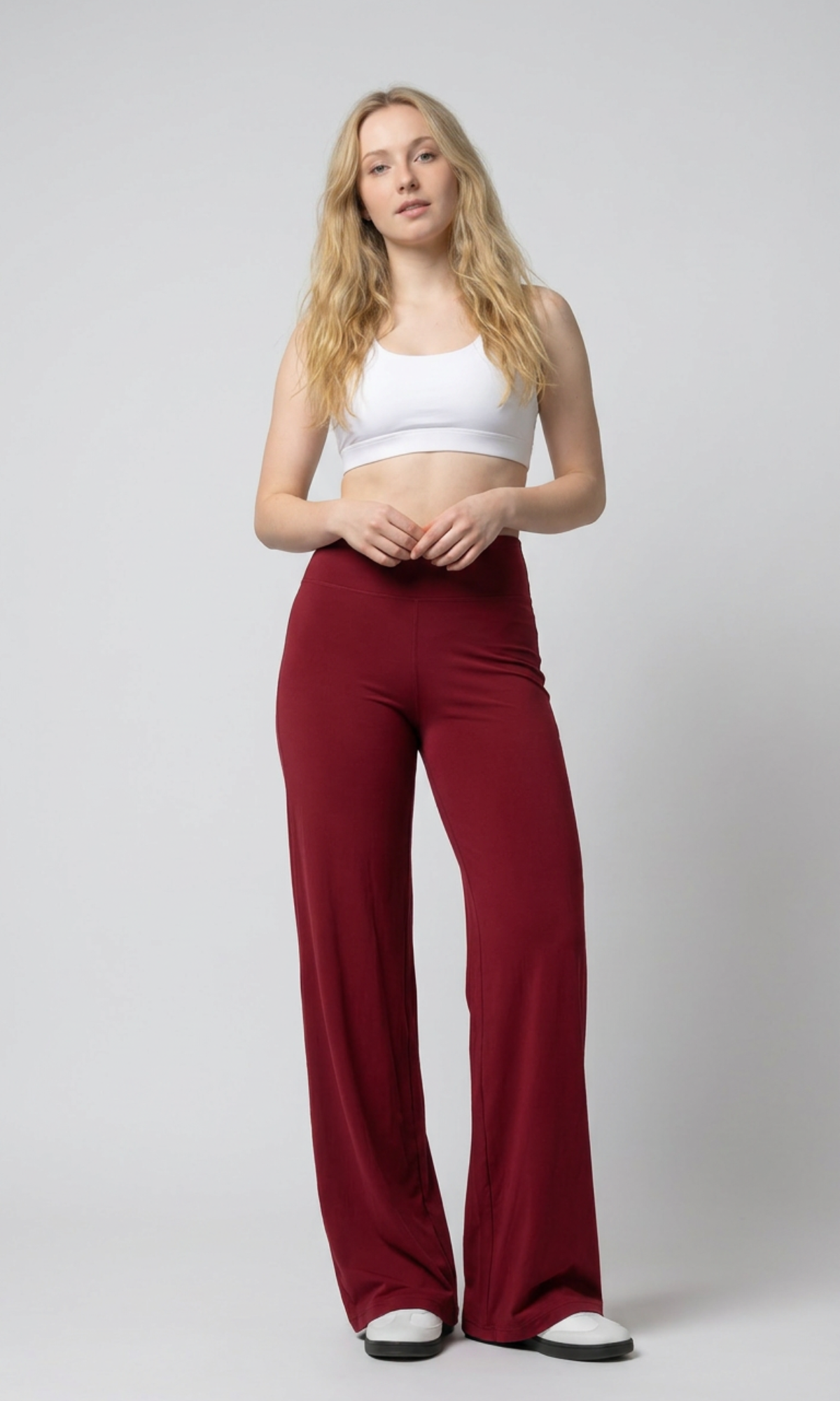 Pantalón Flare Moldeador de Licra – Cintura Alta