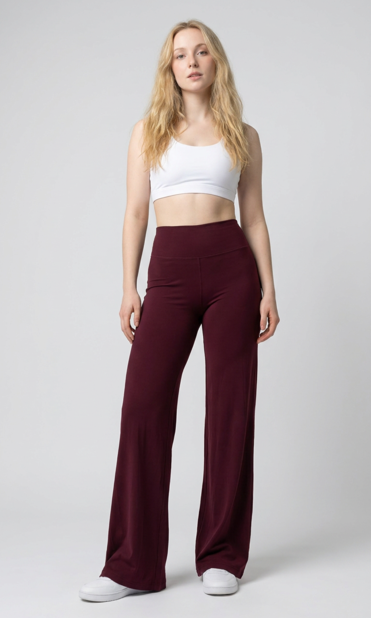 Pantalón Flare Moldeador de Licra – Cintura Alta
