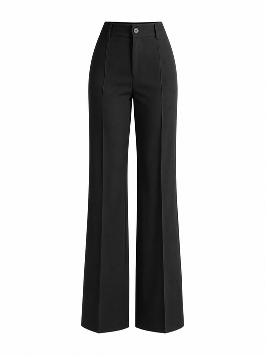 Pantalón Ancho de Tiro Alto | Estilo Elegante y Cómodo