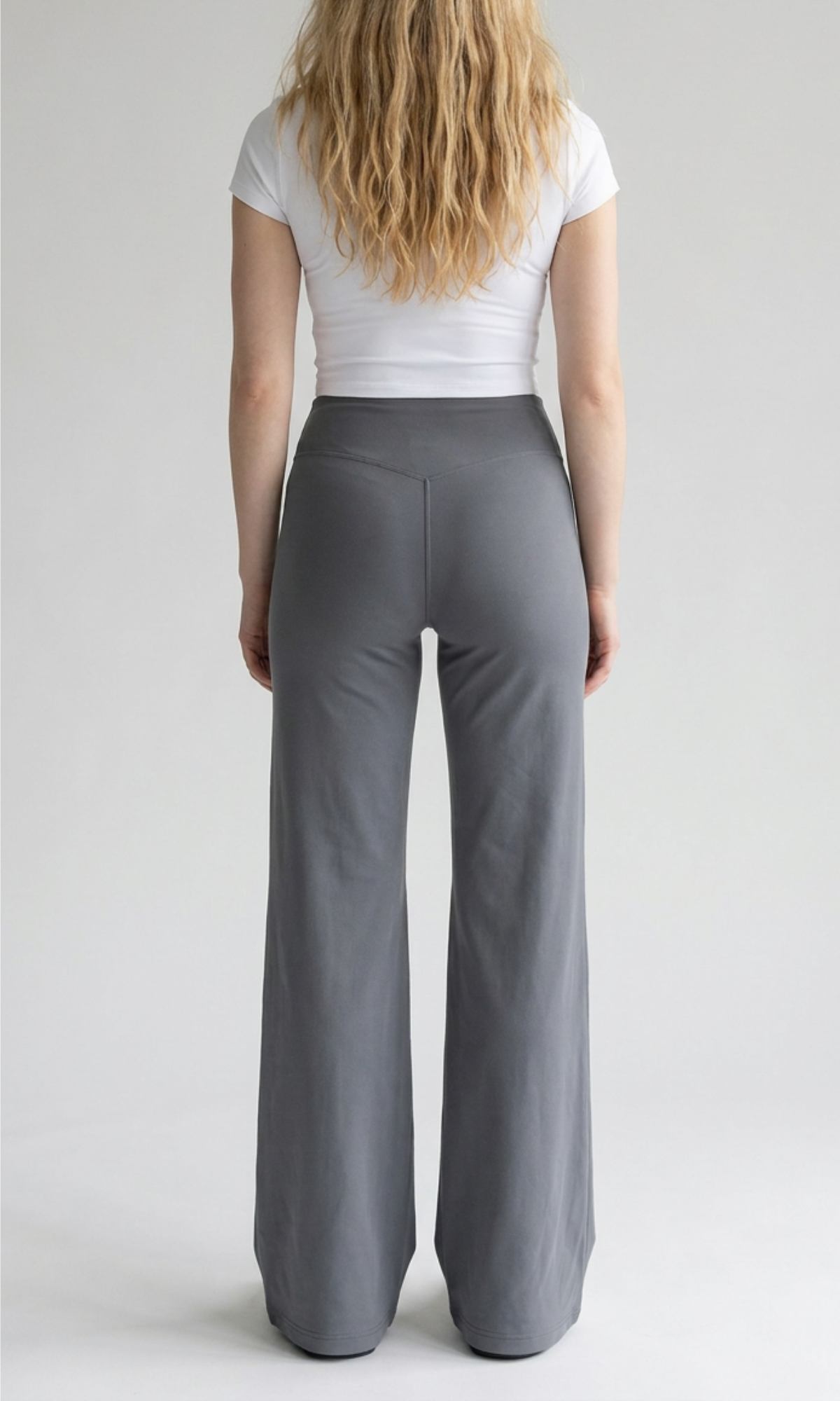 Pantalón Flare Moldeador de Licra – Cintura Alta