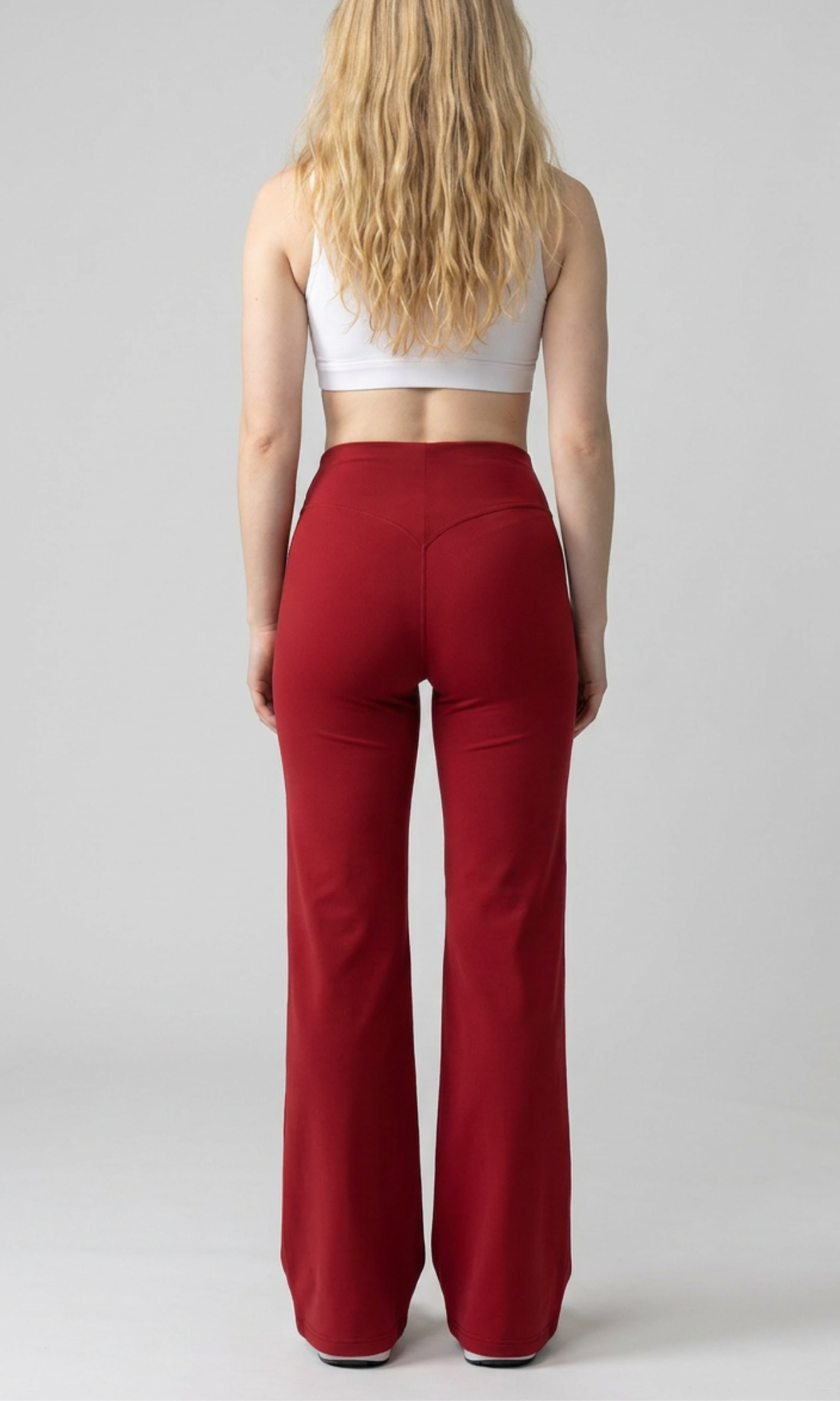 Pantalón Flare Moldeador de Licra – Cintura Alta