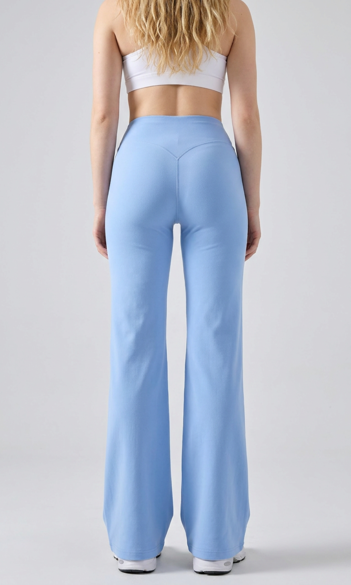 Pantalón Flare Moldeador de Licra – Cintura Alta