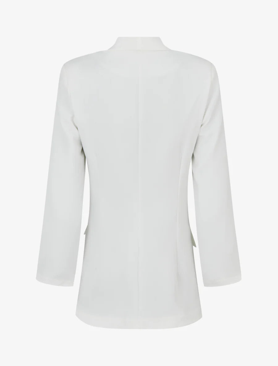 Blazer recto de manga larga