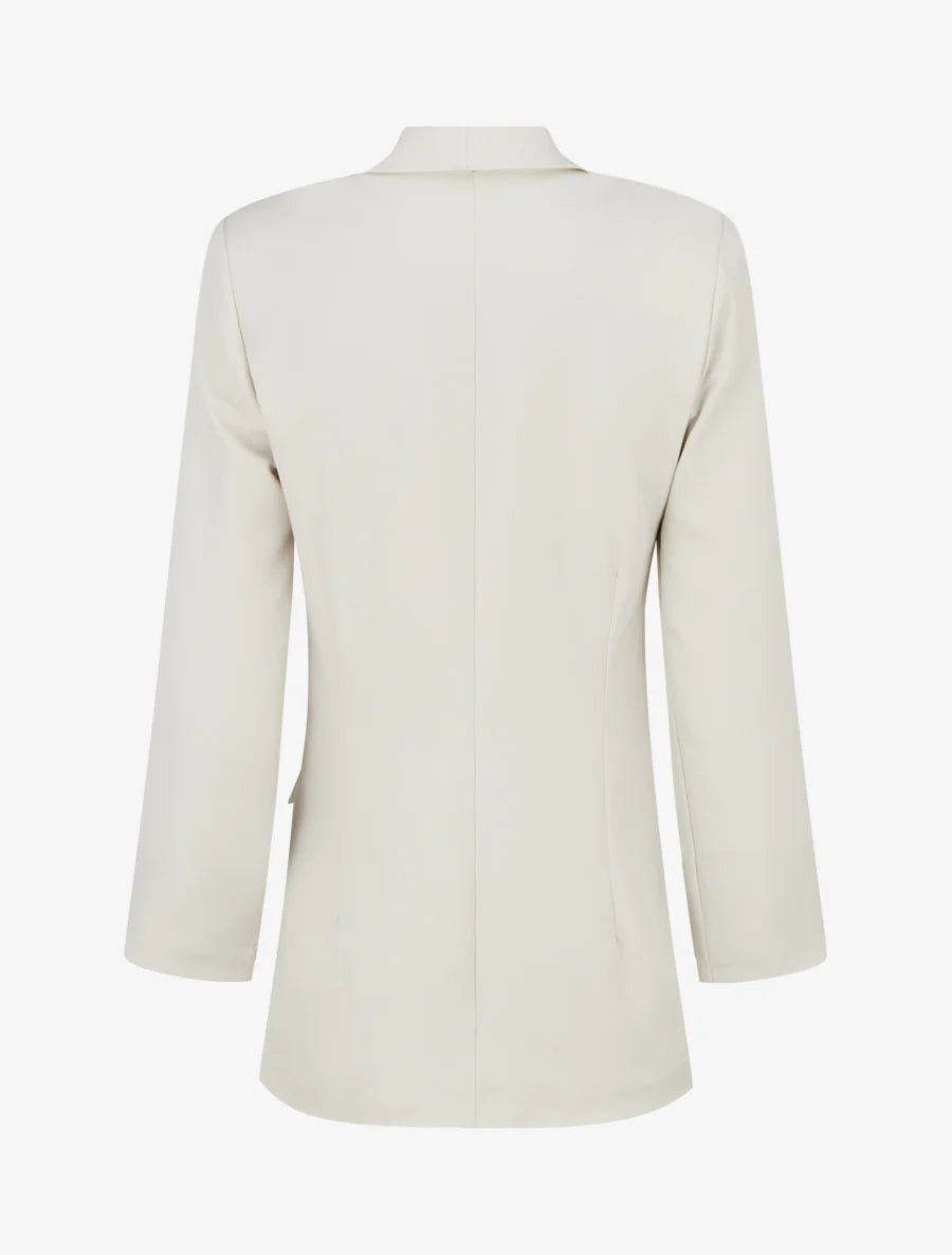Blazer recto de manga larga