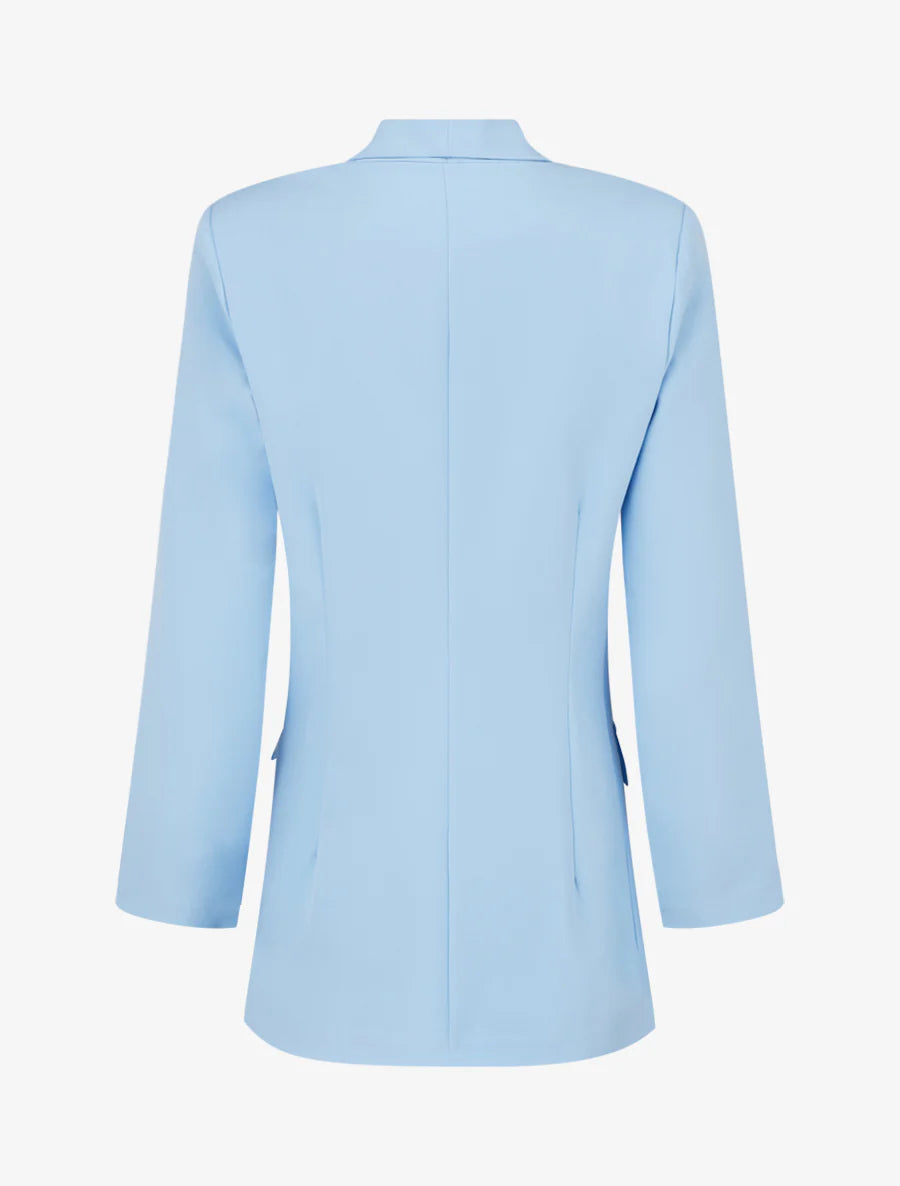 Blazer recto de manga larga