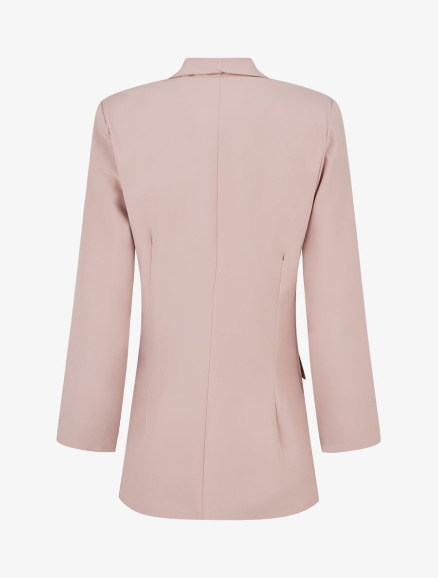 Blazer recto de manga larga