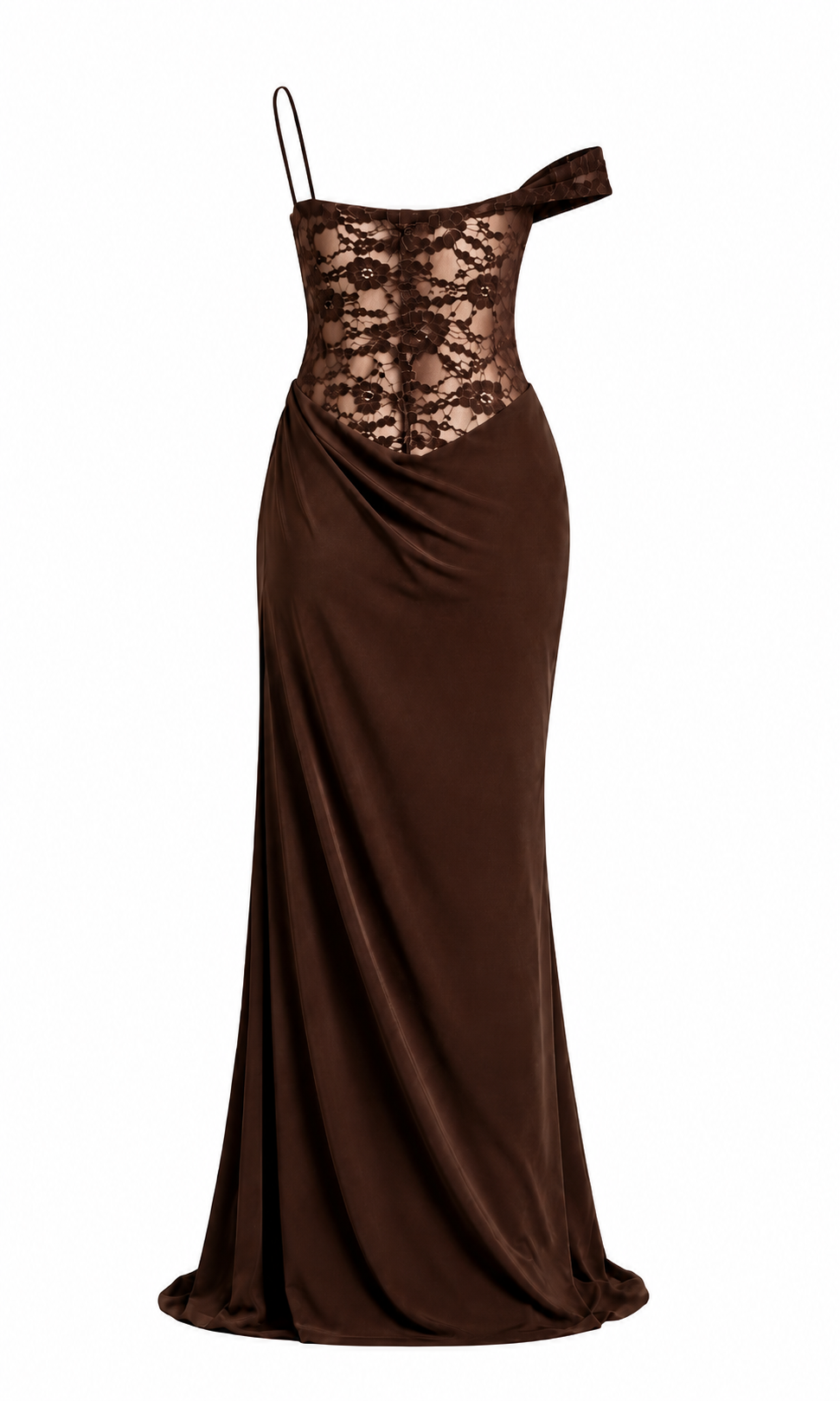 Vestido Majesté Satin Lace