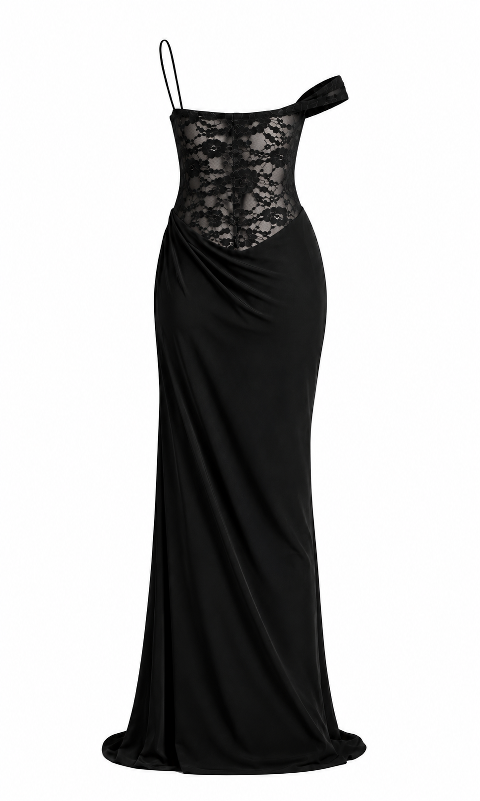 Vestido Majesté Satin Lace